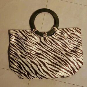 BEACH papers straw bag Brand new